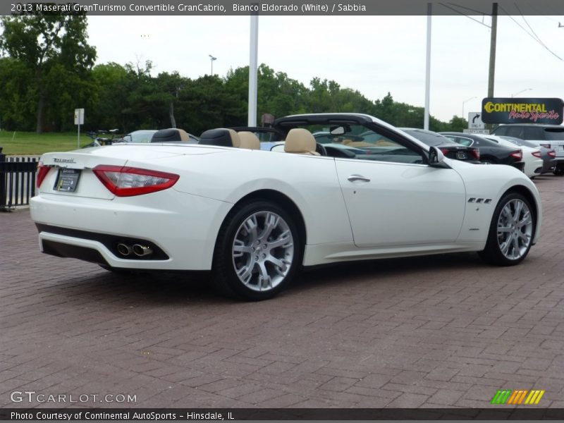 Bianco Eldorado (White) / Sabbia 2013 Maserati GranTurismo Convertible GranCabrio