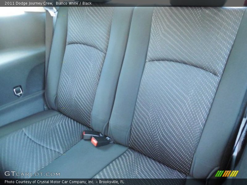 Bianco White / Black 2011 Dodge Journey Crew