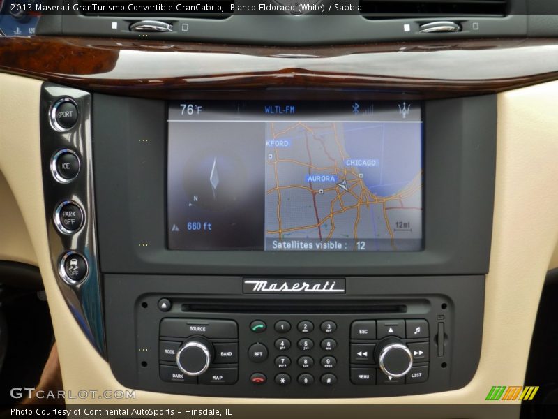 Navigation of 2013 GranTurismo Convertible GranCabrio