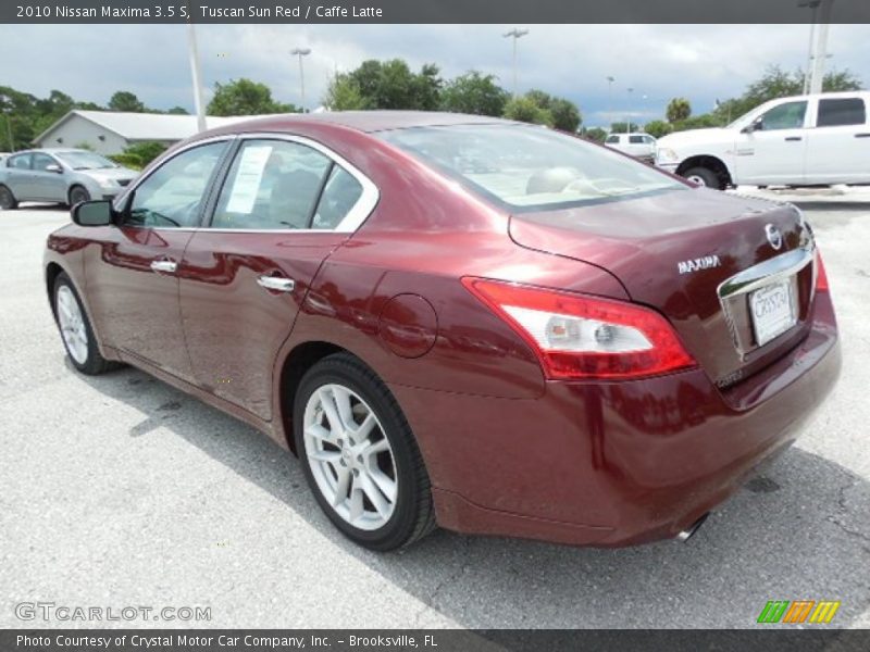 Tuscan Sun Red / Caffe Latte 2010 Nissan Maxima 3.5 S