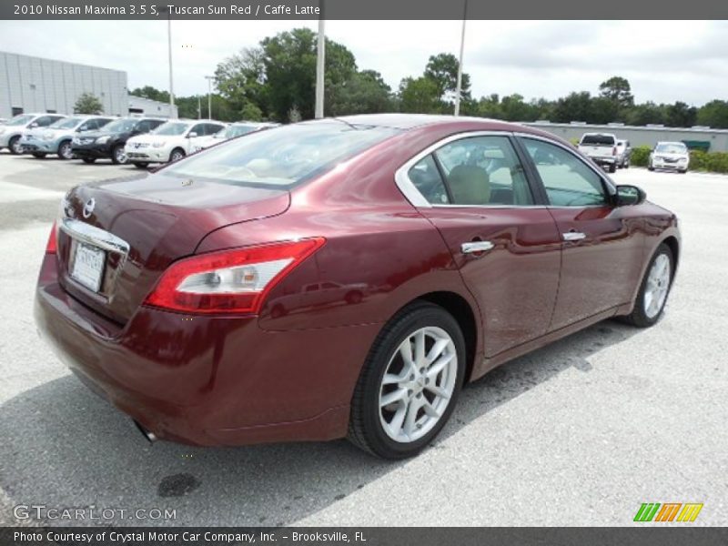 Tuscan Sun Red / Caffe Latte 2010 Nissan Maxima 3.5 S