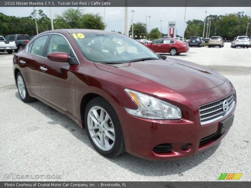 Tuscan Sun Red / Caffe Latte 2010 Nissan Maxima 3.5 S
