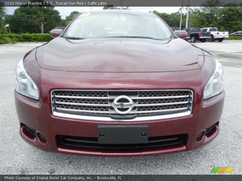 Tuscan Sun Red / Caffe Latte 2010 Nissan Maxima 3.5 S