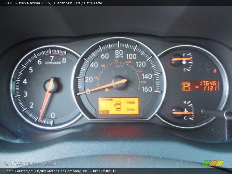 Tuscan Sun Red / Caffe Latte 2010 Nissan Maxima 3.5 S