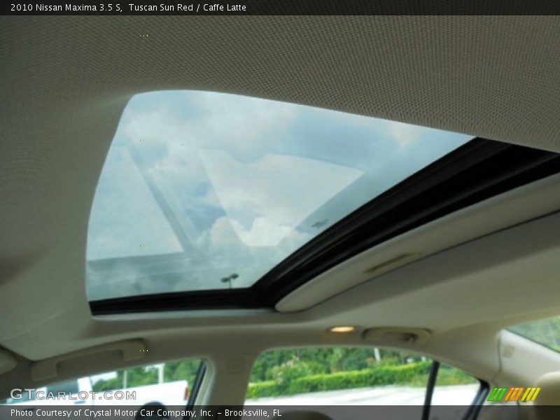 Tuscan Sun Red / Caffe Latte 2010 Nissan Maxima 3.5 S