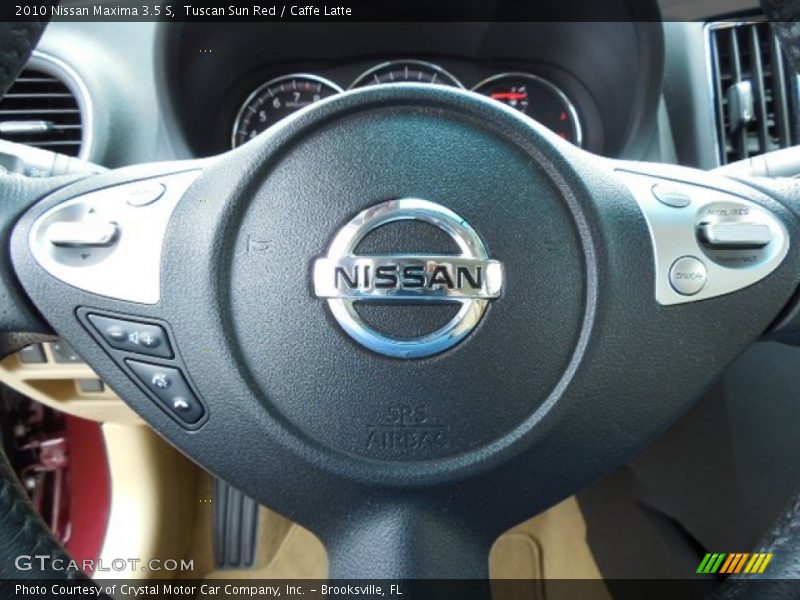 Tuscan Sun Red / Caffe Latte 2010 Nissan Maxima 3.5 S