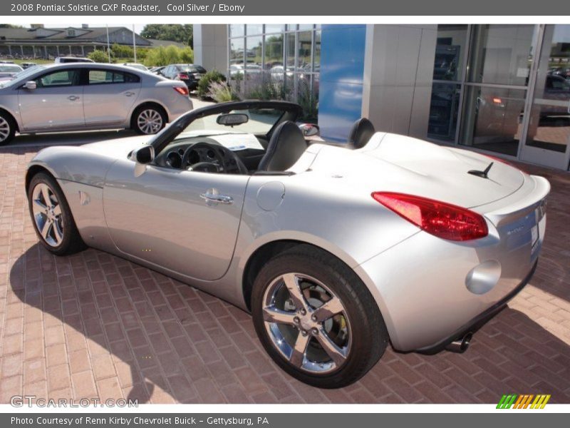 Cool Silver / Ebony 2008 Pontiac Solstice GXP Roadster