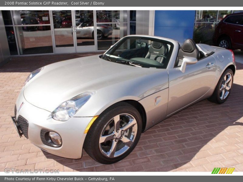 Cool Silver / Ebony 2008 Pontiac Solstice GXP Roadster