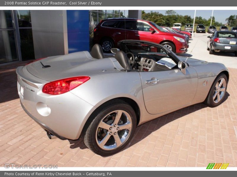 Cool Silver / Ebony 2008 Pontiac Solstice GXP Roadster
