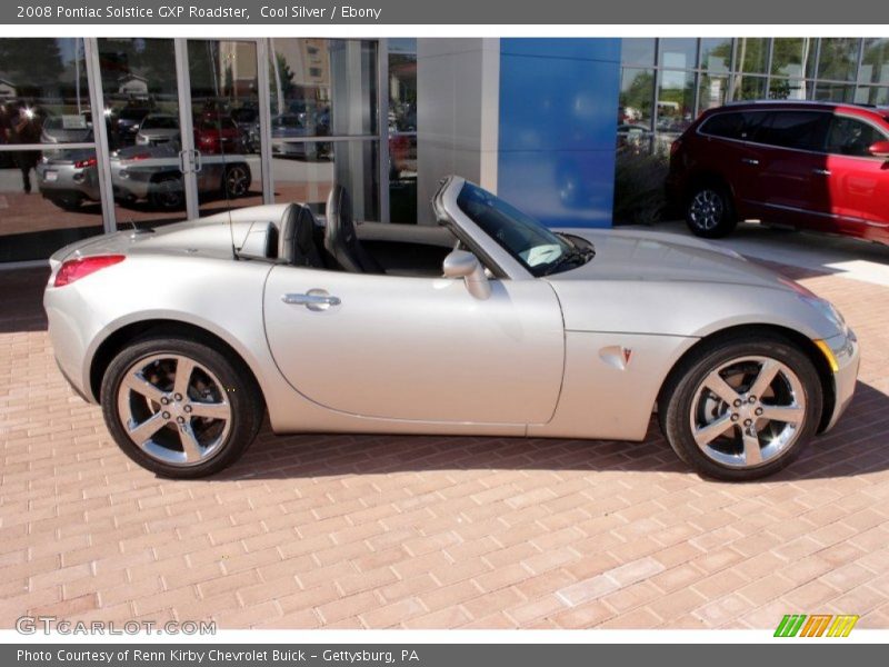 Cool Silver / Ebony 2008 Pontiac Solstice GXP Roadster