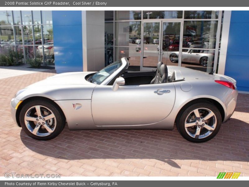 Cool Silver / Ebony 2008 Pontiac Solstice GXP Roadster