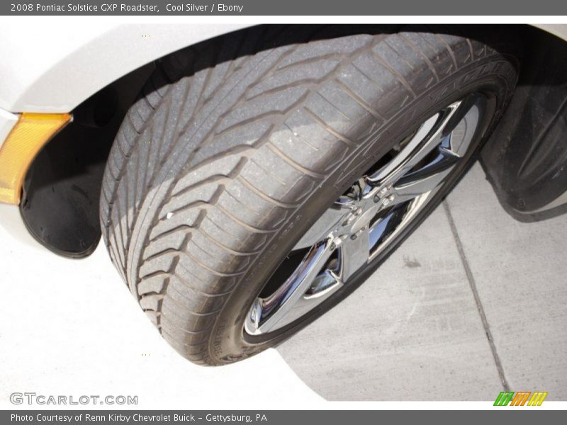 Cool Silver / Ebony 2008 Pontiac Solstice GXP Roadster