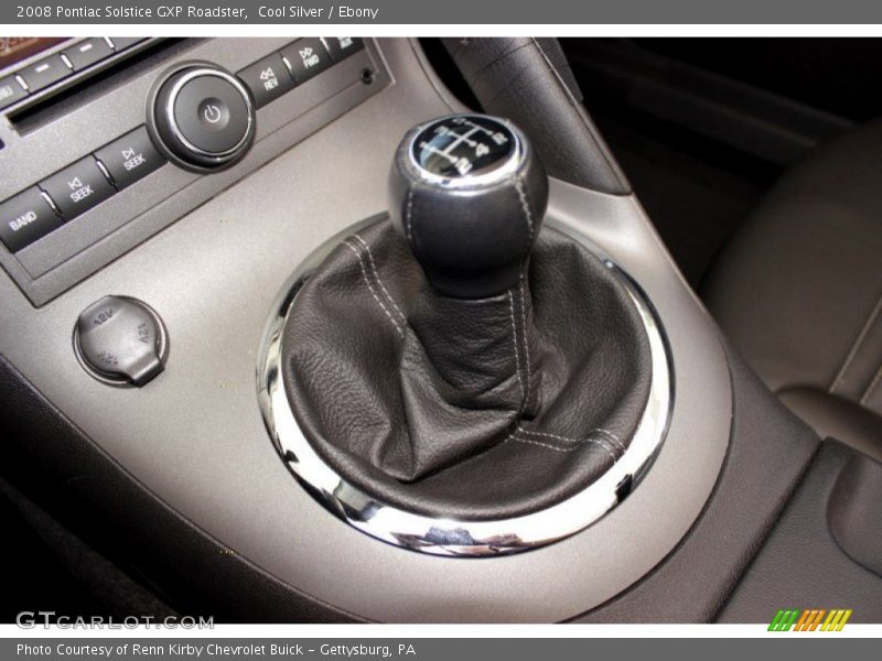 Cool Silver / Ebony 2008 Pontiac Solstice GXP Roadster