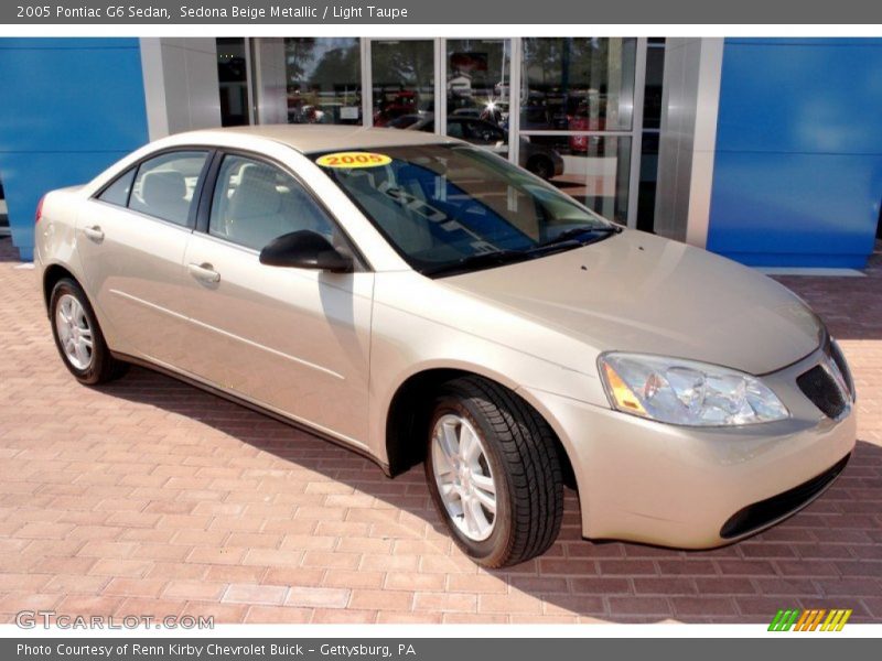 Sedona Beige Metallic / Light Taupe 2005 Pontiac G6 Sedan