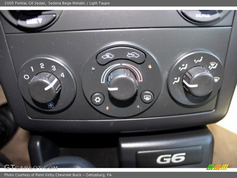 Sedona Beige Metallic / Light Taupe 2005 Pontiac G6 Sedan