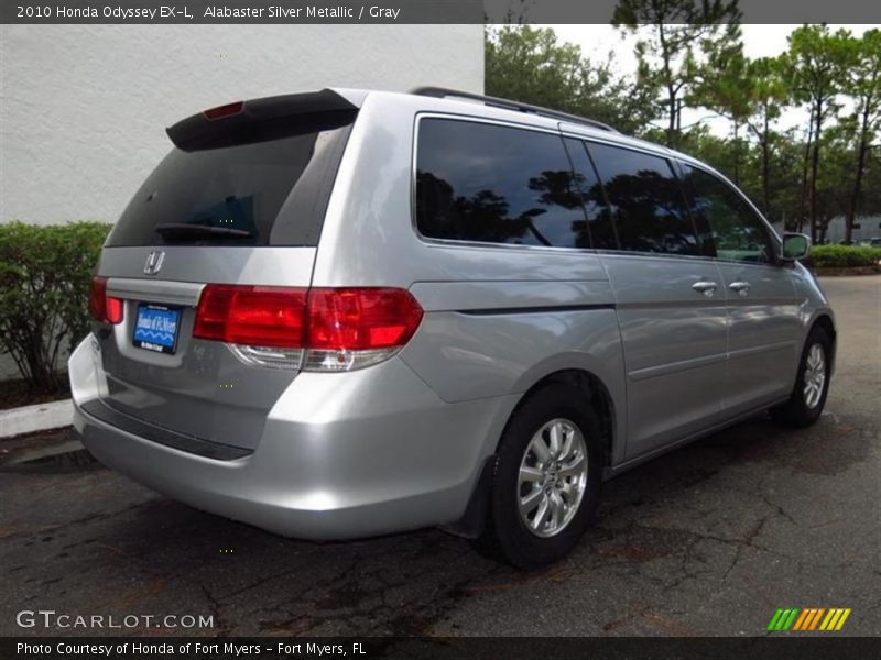 Alabaster Silver Metallic / Gray 2010 Honda Odyssey EX-L
