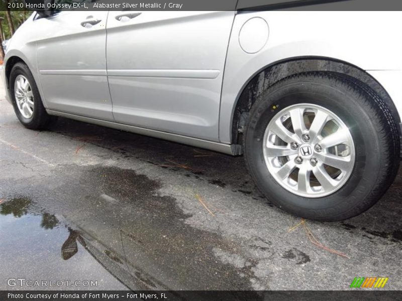 Alabaster Silver Metallic / Gray 2010 Honda Odyssey EX-L