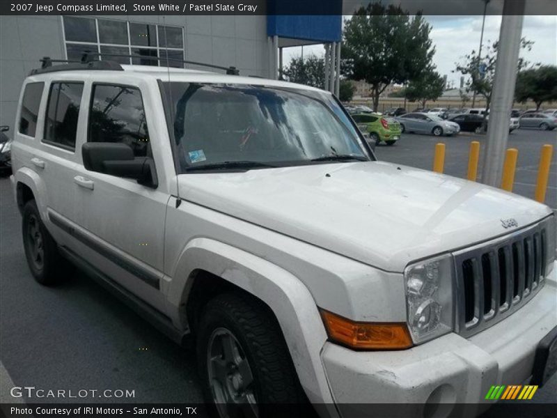 Stone White / Pastel Slate Gray 2007 Jeep Compass Limited