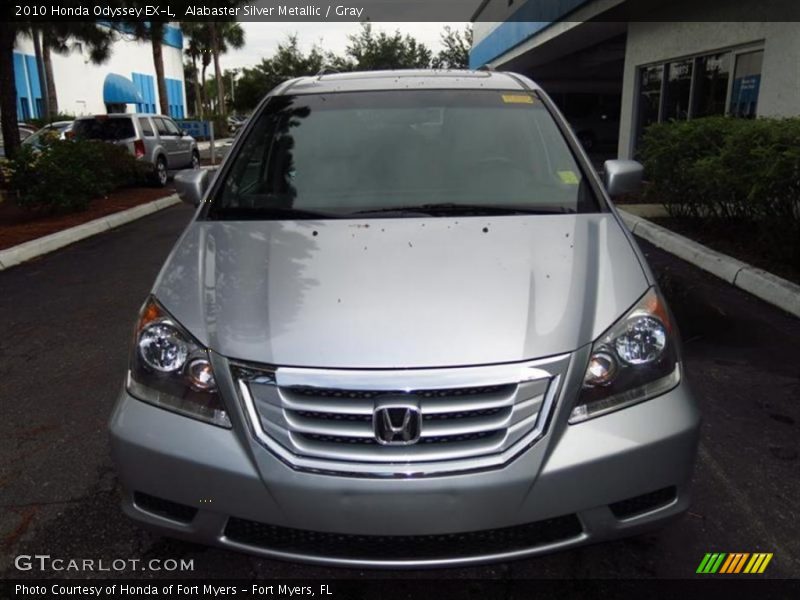 Alabaster Silver Metallic / Gray 2010 Honda Odyssey EX-L
