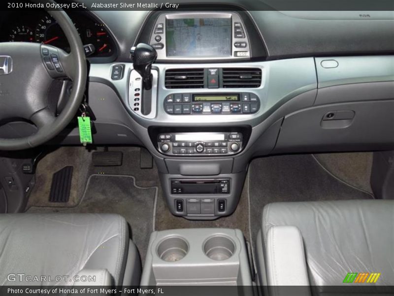 Alabaster Silver Metallic / Gray 2010 Honda Odyssey EX-L