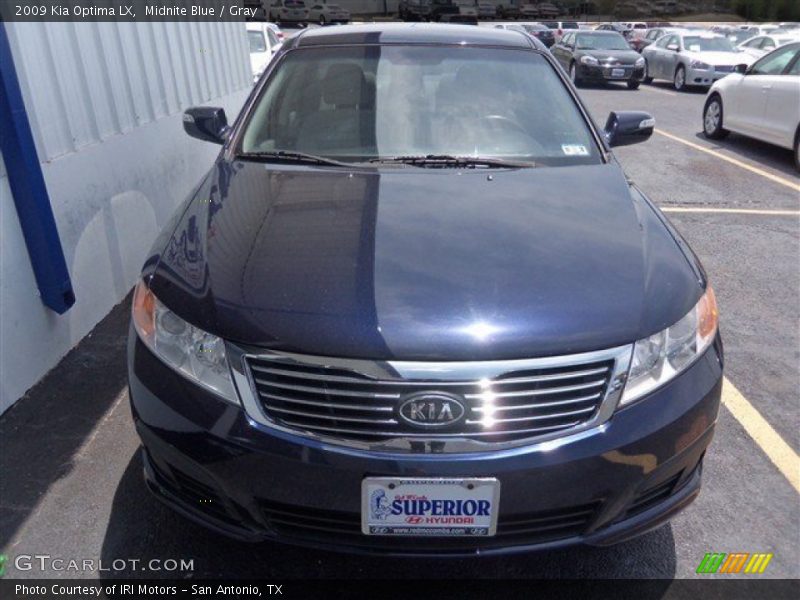 Midnite Blue / Gray 2009 Kia Optima LX