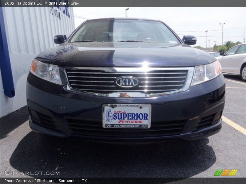 Midnite Blue / Gray 2009 Kia Optima LX