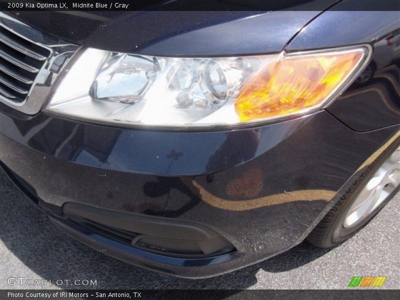 Midnite Blue / Gray 2009 Kia Optima LX