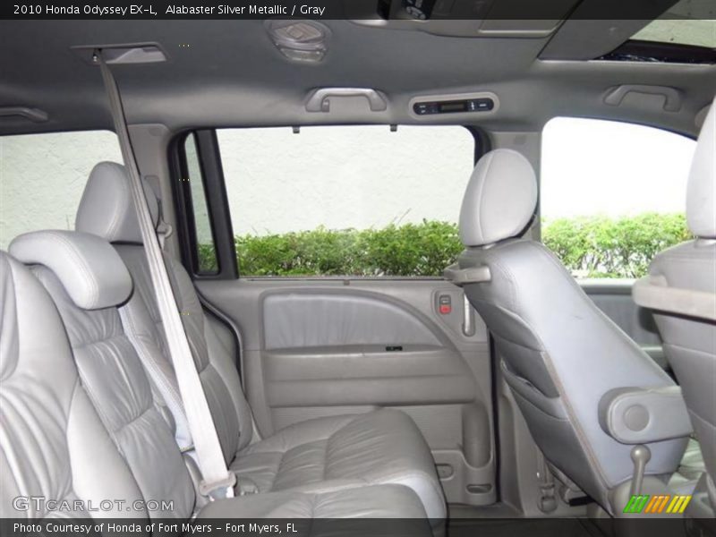 Alabaster Silver Metallic / Gray 2010 Honda Odyssey EX-L