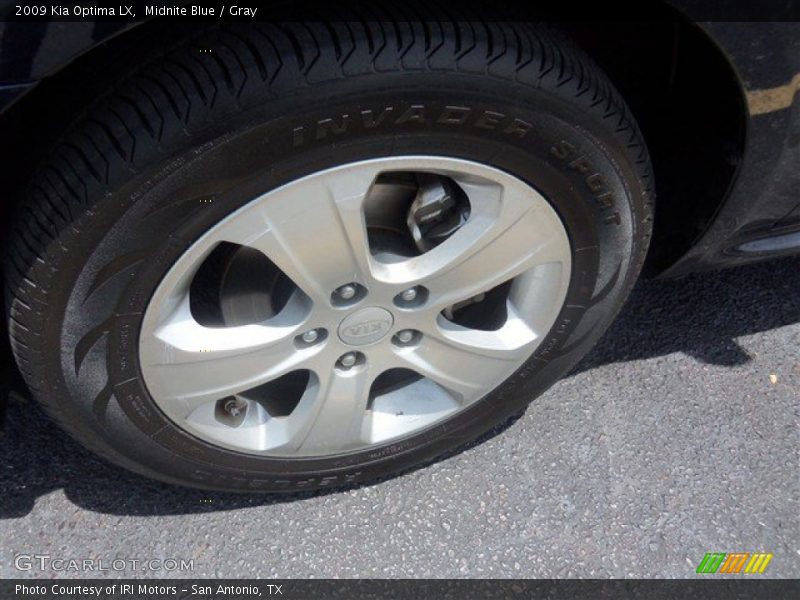 Midnite Blue / Gray 2009 Kia Optima LX