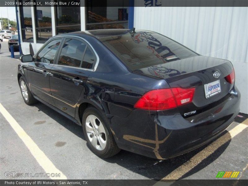 Midnite Blue / Gray 2009 Kia Optima LX