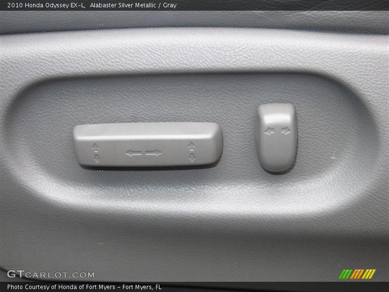 Alabaster Silver Metallic / Gray 2010 Honda Odyssey EX-L
