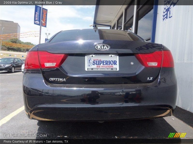 Midnite Blue / Gray 2009 Kia Optima LX