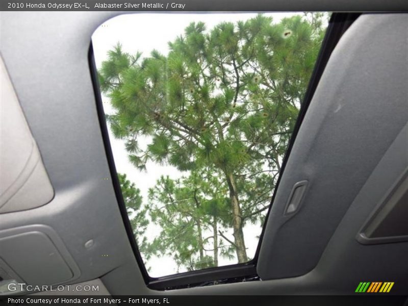 Alabaster Silver Metallic / Gray 2010 Honda Odyssey EX-L