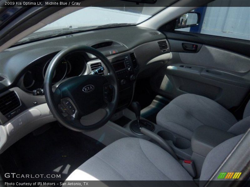 Midnite Blue / Gray 2009 Kia Optima LX