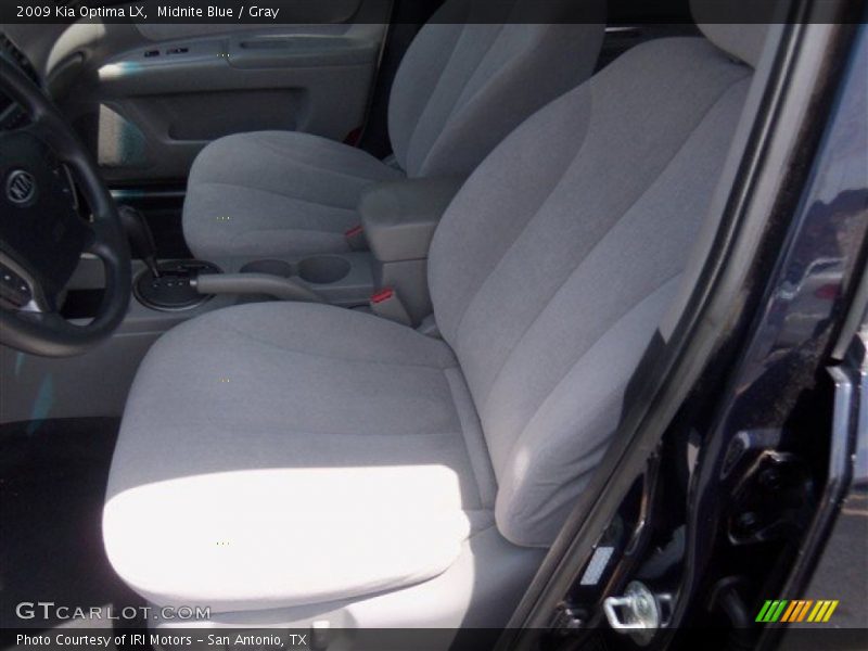 Midnite Blue / Gray 2009 Kia Optima LX