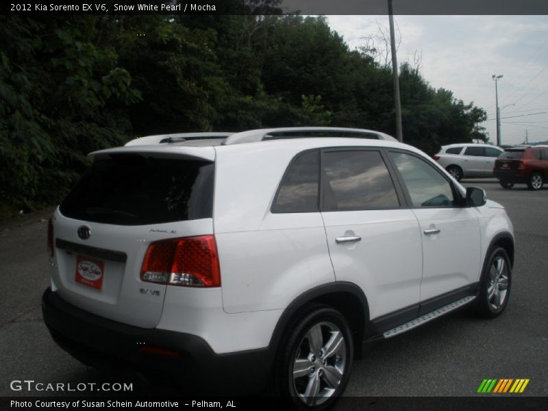 Snow White Pearl / Mocha 2012 Kia Sorento EX V6