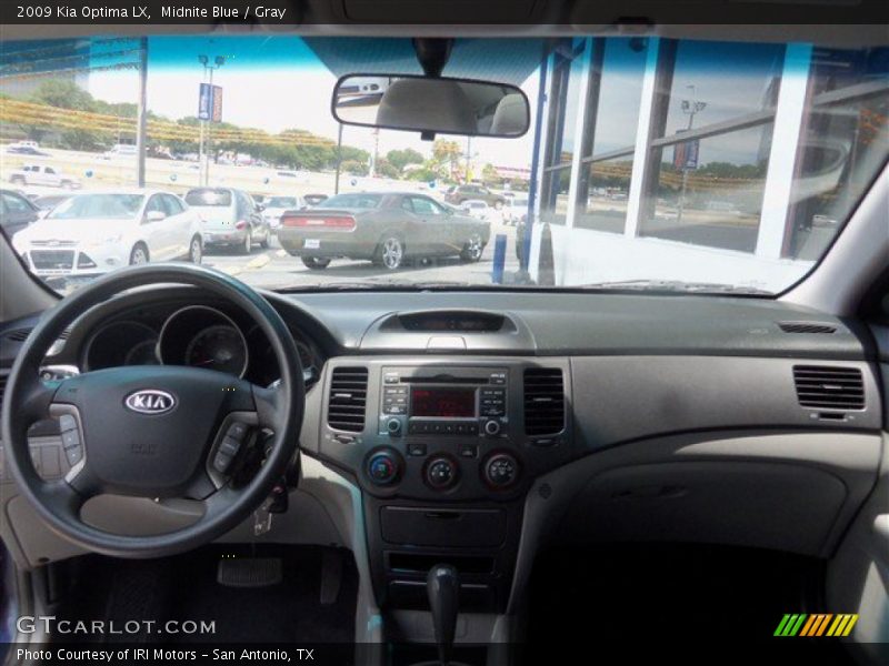 Midnite Blue / Gray 2009 Kia Optima LX