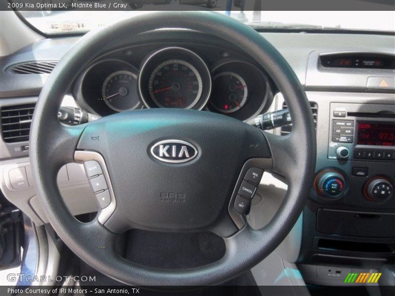 Midnite Blue / Gray 2009 Kia Optima LX