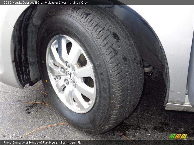 Alabaster Silver Metallic / Gray 2010 Honda Odyssey EX-L