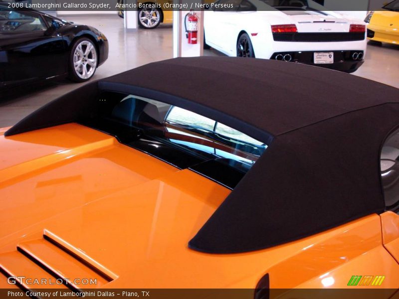 Arancio Borealis (Orange) / Nero Perseus 2008 Lamborghini Gallardo Spyder