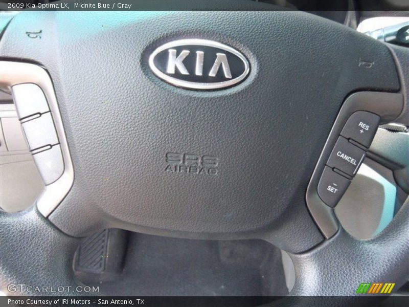 Midnite Blue / Gray 2009 Kia Optima LX