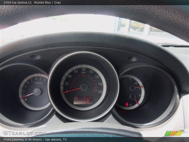 Midnite Blue / Gray 2009 Kia Optima LX