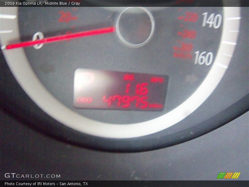 Midnite Blue / Gray 2009 Kia Optima LX