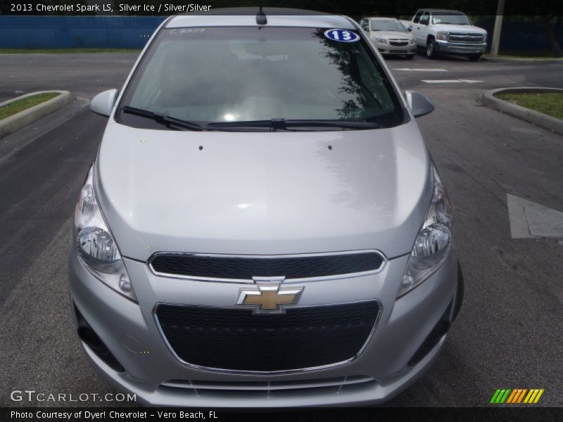 Silver Ice / Silver/Silver 2013 Chevrolet Spark LS