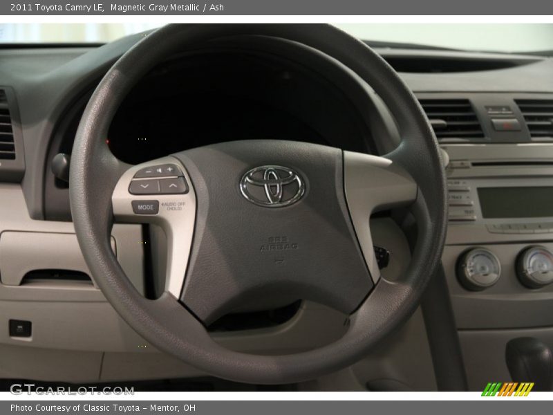 Magnetic Gray Metallic / Ash 2011 Toyota Camry LE