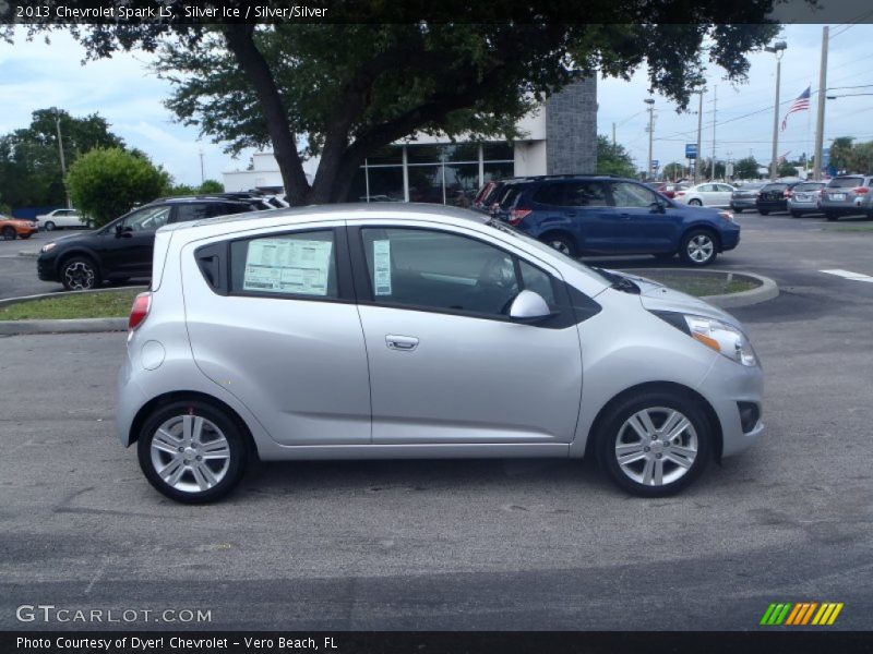 Silver Ice / Silver/Silver 2013 Chevrolet Spark LS