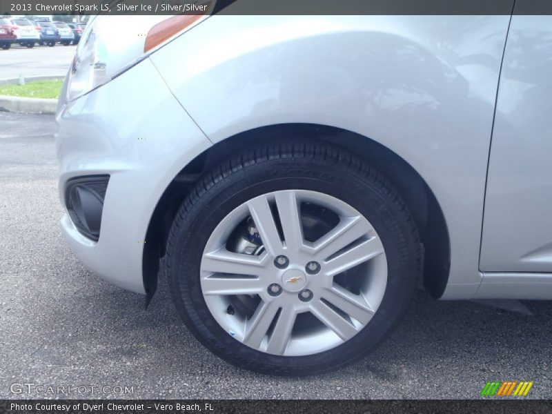 Silver Ice / Silver/Silver 2013 Chevrolet Spark LS