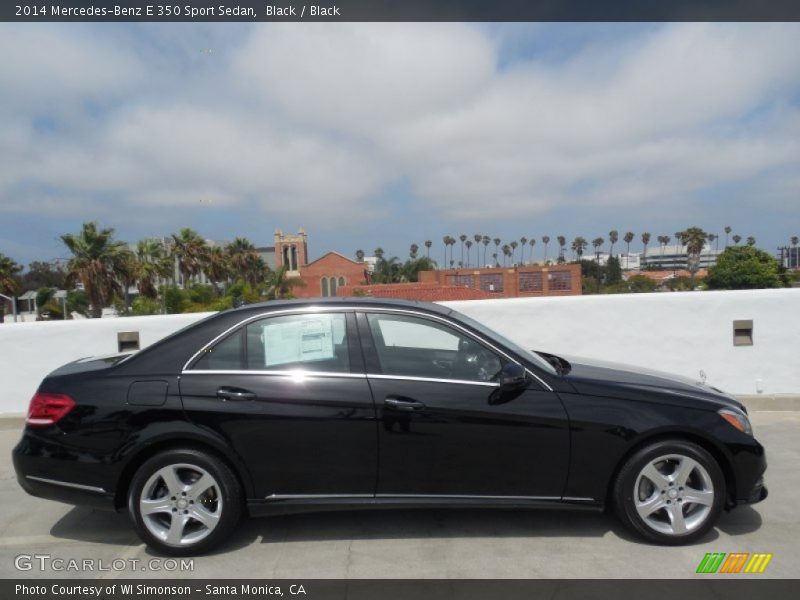 Black / Black 2014 Mercedes-Benz E 350 Sport Sedan