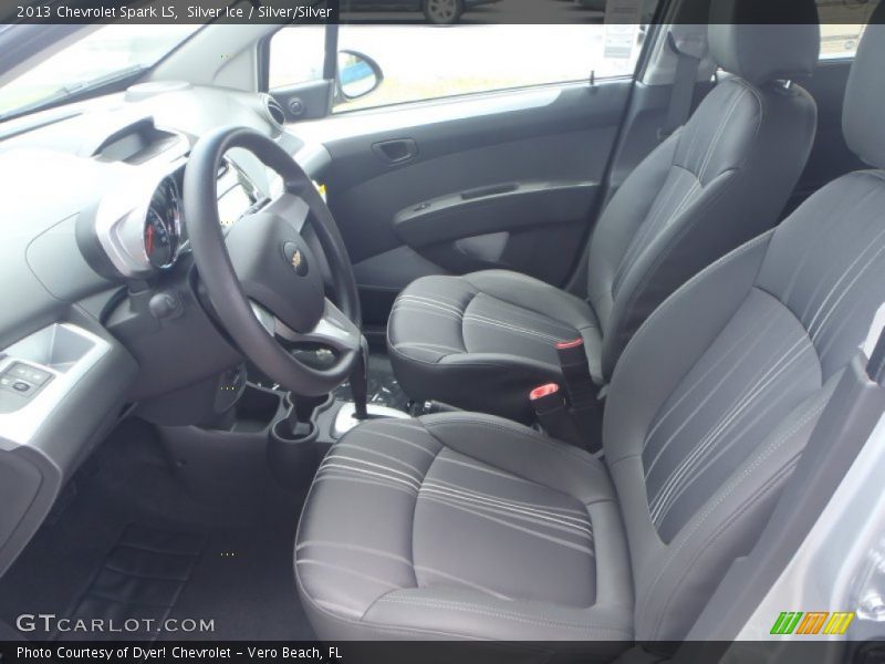 Silver Ice / Silver/Silver 2013 Chevrolet Spark LS