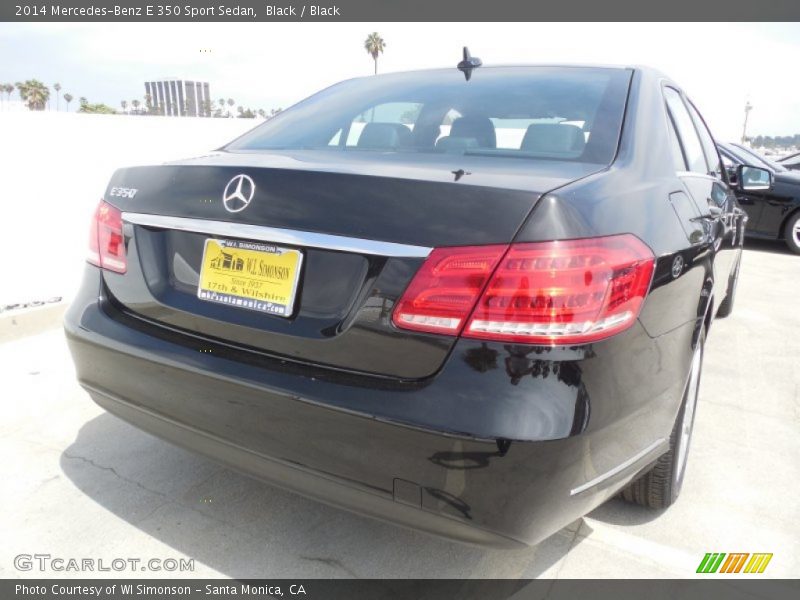 Black / Black 2014 Mercedes-Benz E 350 Sport Sedan